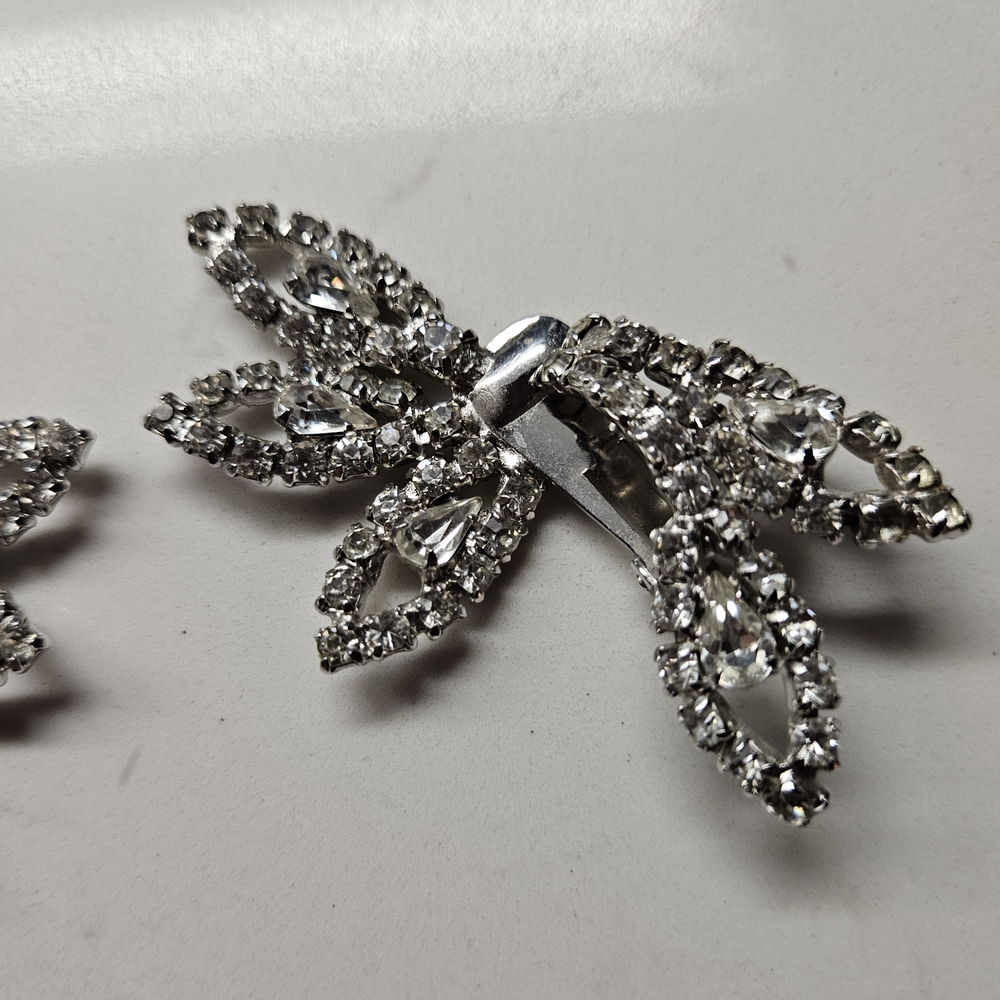 Elegant Silver Crystal Earrings